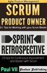 Agile product management: scrum product owner: 21 tips for working with your scrum master & sprin cover image