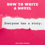 How to write a novel cover image