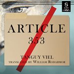 Article 353 : a novel cover image