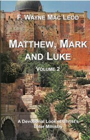 Matthew, Mark and Luke (Volume 2) cover image