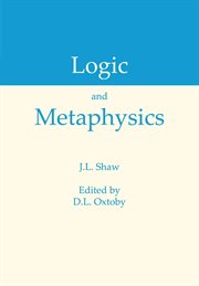 Logic and Metaphysics cover image
