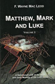 Matthew, Mark and Luke Volume 1 cover image