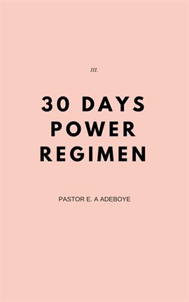 Cover image for 30 Days Power Regimen