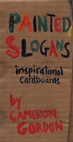 Painted slogans: inspirational cardboards cover image