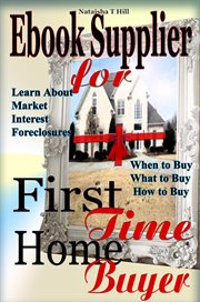 Ebook supplier for first time home buyer cover image