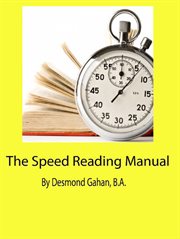 The speed reading manual cover image