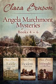Angela Marchmont mysteries. Books 4-6 cover image