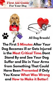 First aid guide for your dog cover image