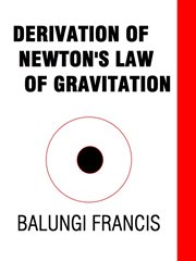 Derivation of newton's law of gravitation cover image