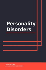 Personality disorders cover image