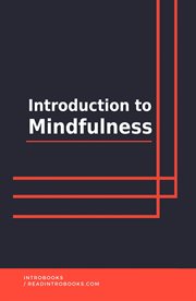 Introduction to mindfulness cover image