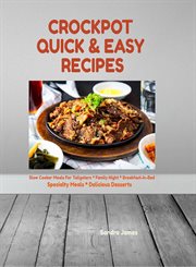 Crockpot quick & easy recipes cover image