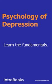Psychology of Depression cover image