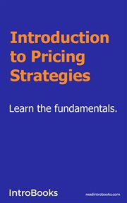 Introduction to pricing strategies cover image