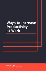Ways to increase productivity at work cover image