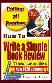 How to write a simple book review : it's easier than you think! cover image