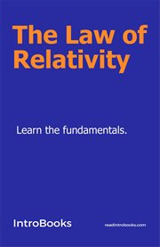 The Law of Relativity cover image