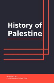 History of palestine cover image