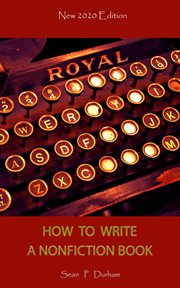 How to write a non-fiction book cover image