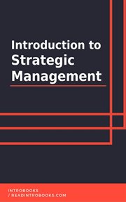 Introduction to strategic management cover image