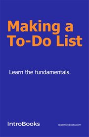 Making a to-do list cover image