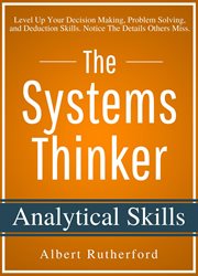 The systems thinker - analytical skills cover image