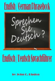 English / german phrasebook cover image