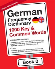 German frequency dictionary - 1000 key & common german words in context cover image