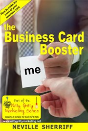 The business card booster cover image