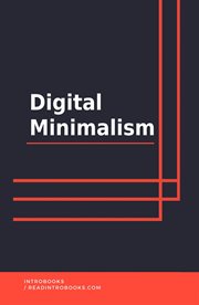 Digital minimalism cover image