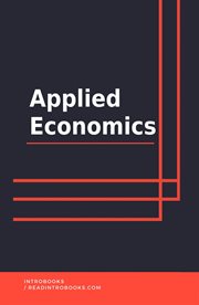 Applied economics cover image