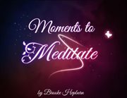 Moments to meditate cover image