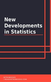 New developments in statistics cover image