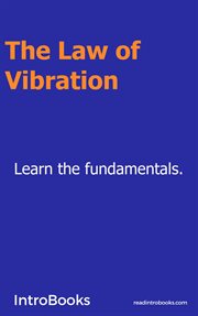 The Law of Vibration cover image