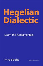 Hegelian dialectic cover image
