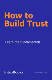 How to Build Trust cover image