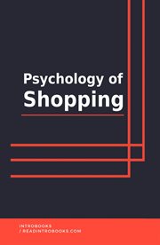Psychology of shopping cover image