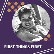 First things first cover image
