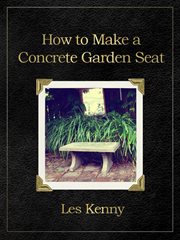 How to make a concrete garden seat cover image
