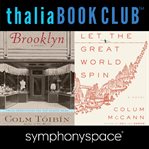 Colum mccann's let the great world spin and colm toibin's brooklyn cover image