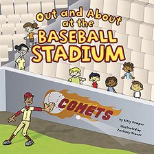 Cover image for Out and About at the Baseball Stadium