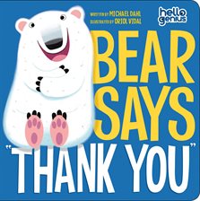 Cover image for Bear Says "Thank You"