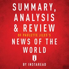 Cover image for Summary, Analysis & Review of Paulette Jiles's News of the World