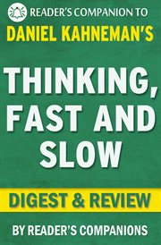 Thinking, fast and slow: by daniel kahneman cover image