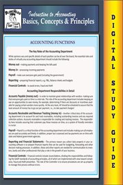 Concepts & principles accounting basics cover image