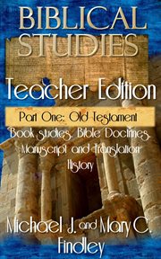 Biblical studies part one: old testament cover image