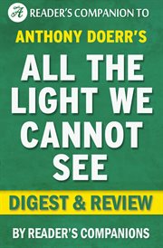 All the light we cannot see by anthony doerr cover image