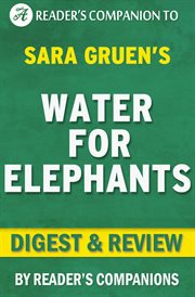 Water for elephants by sara gruen cover image