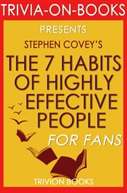 The 7 habits of highly effective people: powerful lessons in personal change by stephen covey cover image