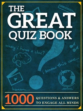 Cover image for The Great Quiz Book